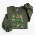 Nurse St Patrick Day Pain Scale Sweatshirt, Funny Irish Nurse Gifts, Nursing Student Shamrock T-Shirt, Healthcare...