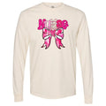 Nurse Valentine Coquette Long Sleeve Comfort Colors T-Shirt Hoodie, Sweatshirt | RetroVerseTees.com