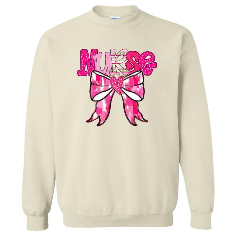 Nurse Valentine Coquette Sweatshirt T-Shirts, Hoodie | RetroVerseTees.com