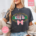 Nutcracker Bow Shirt Comfort Colors Christmas Tee, Women's Holiday Tshirt Hoodie, Sweatshirt | RetroVerseTees.com