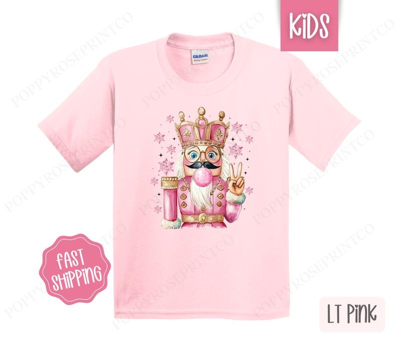 Nutcracker Bubble Tshirt for Kids - Youth Holiday Tee Gildan Hoodie, Sweatshirt | RetroVerseTees.com