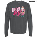 Nutcracker Holly Jolly Long Sleeve Comfort Colors T-Shirt 'NLB' Hoodie, Sweatshirt | RetroVerseTees.com
