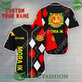 Personalized Mora IK Red 3D Baseball Jersey Shirt