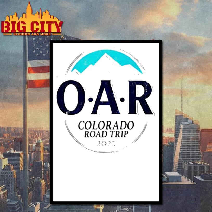 O.A.R. Colorado Road Trip 2025 logo shirt