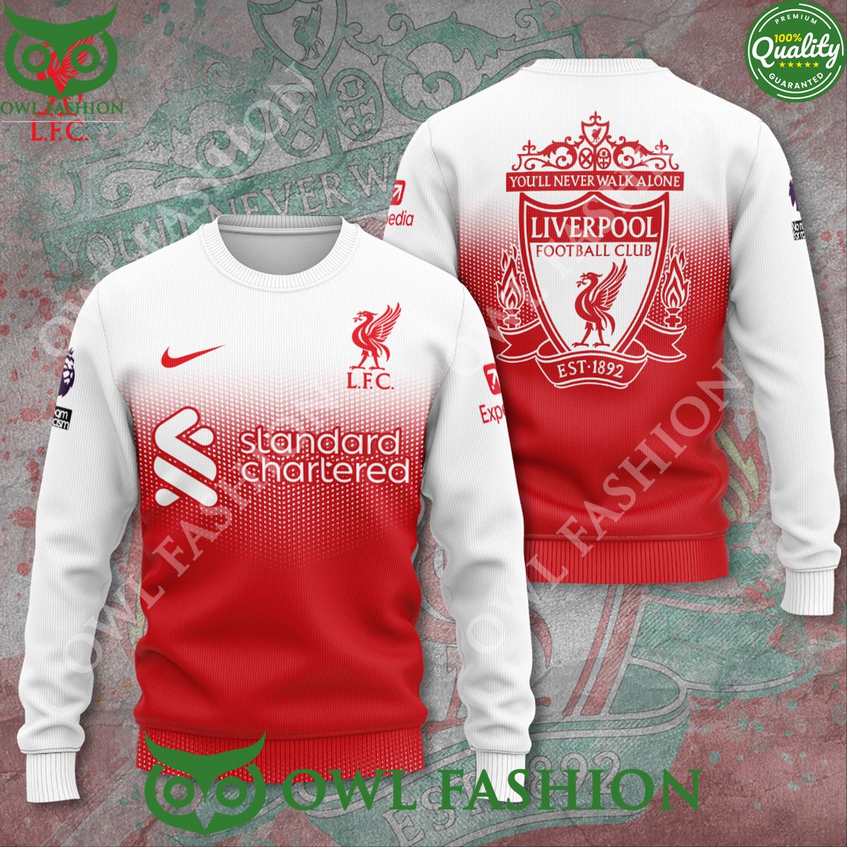 Liverpool You never walk alone football club 3D t shirt