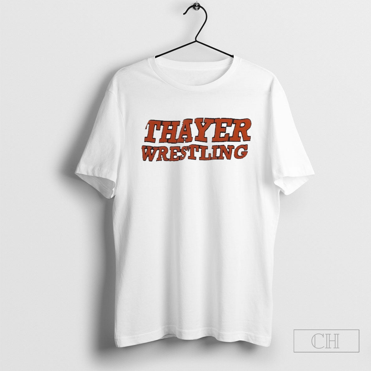 Ol Samson Wearing Thayer Wrestling Tee
