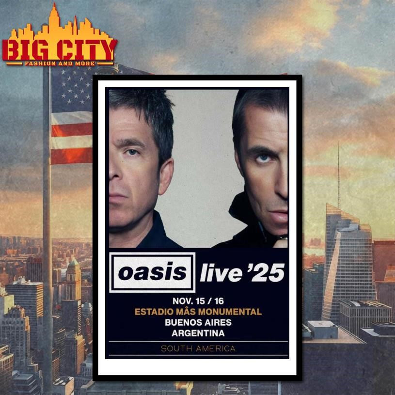 Oasis 11-15-11-16-2025 Buenos Aires Argentina Poster Shirt