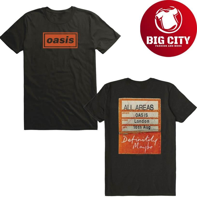 Oasis Definitely Maybe All Access Pass 2025 Two Sided Shirt