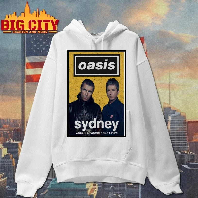 Oasis November 8 2025 Sydney Accor Stadium Poster shirt