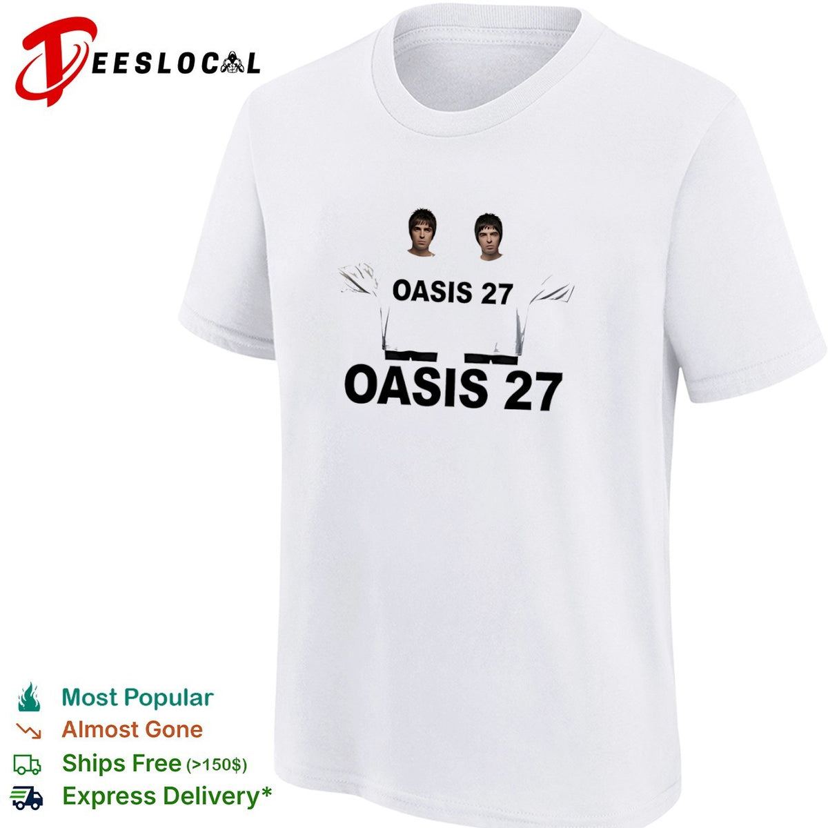 Oasis two men 27 shirt