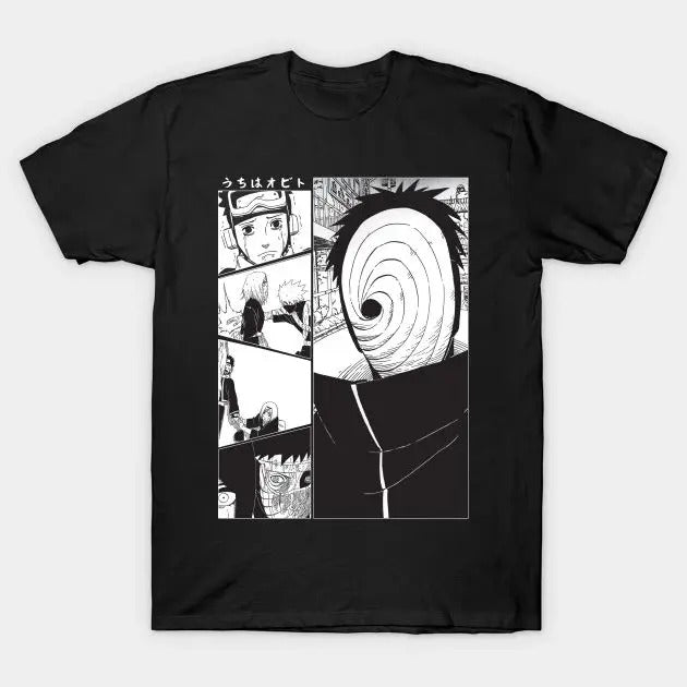 Obito Uchiha T-Shirt, Japanese Anime Tees Unisex Tshirt T-Shirt Tee ALL SIZES Hoodie, Sweatshirt | RetroVerseTees.com