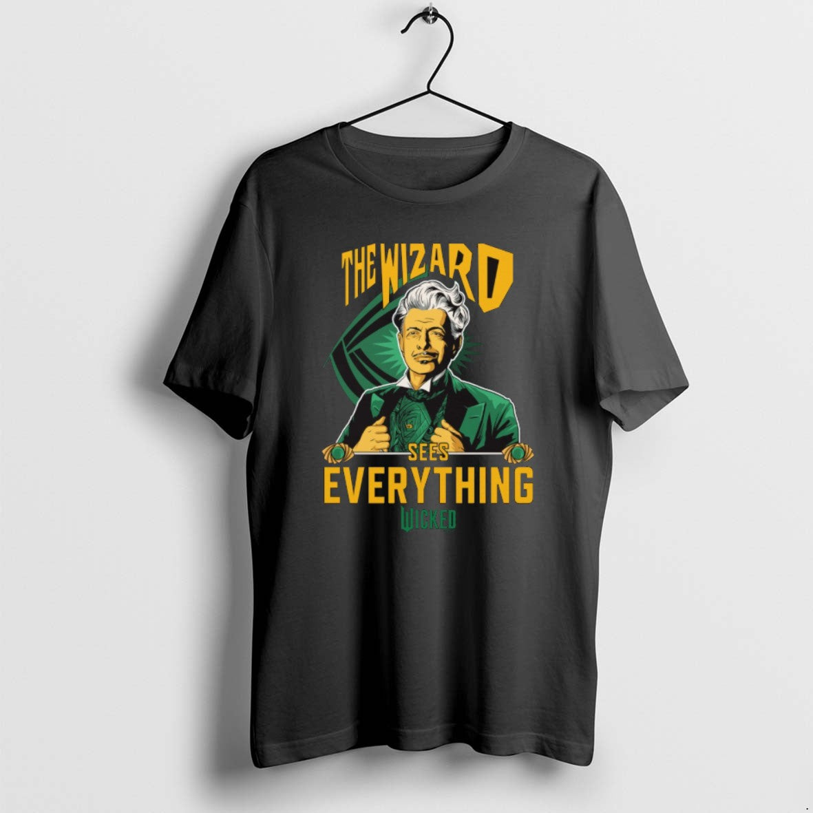 Official 2025 The Wizard Sees Everything Wicked For Good T-Shirts, Hoodie, Sweatshirt | RetroVerseTees.com
