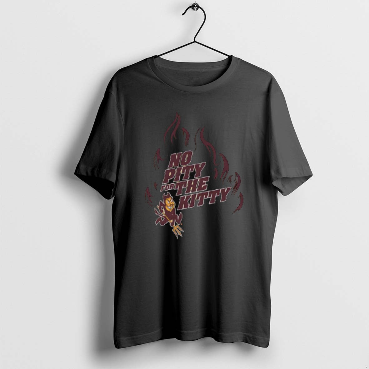 Official 4hvokba5 State Sun Devils Asu Flames No Pity For The Kitty T-Shirts, Hoodie, Sweatshirt | RetroVerseTees.com