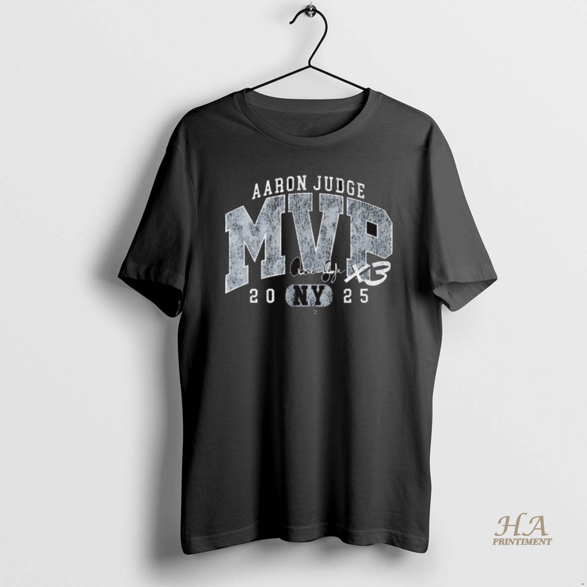 Official Aaron Judge New York Yankees 2025 Mvp X3 Signature