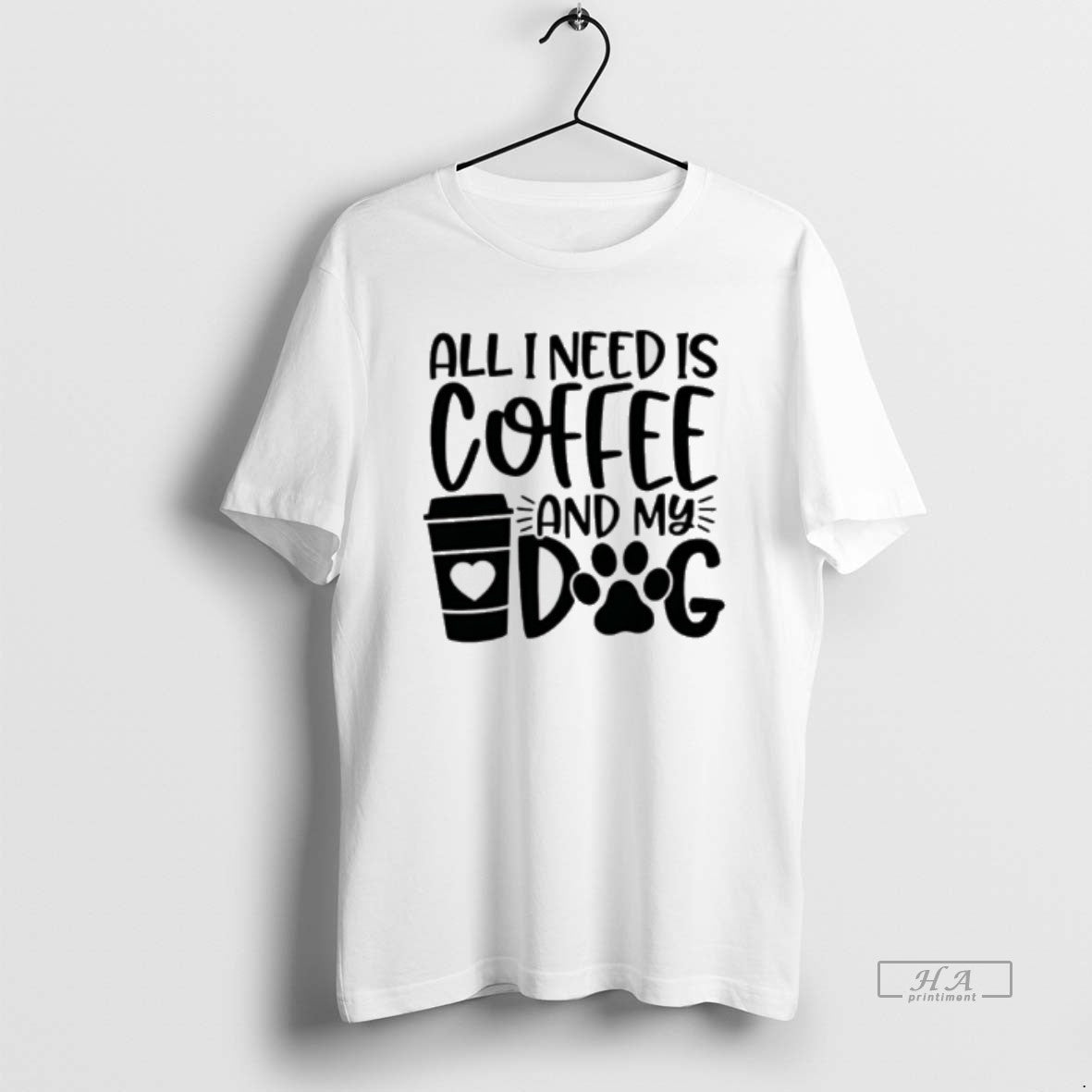 Official All I Need Is Coffee And My Dog T-Shirts, Hoodie, Sweatshirt | RetroVerseTees.com