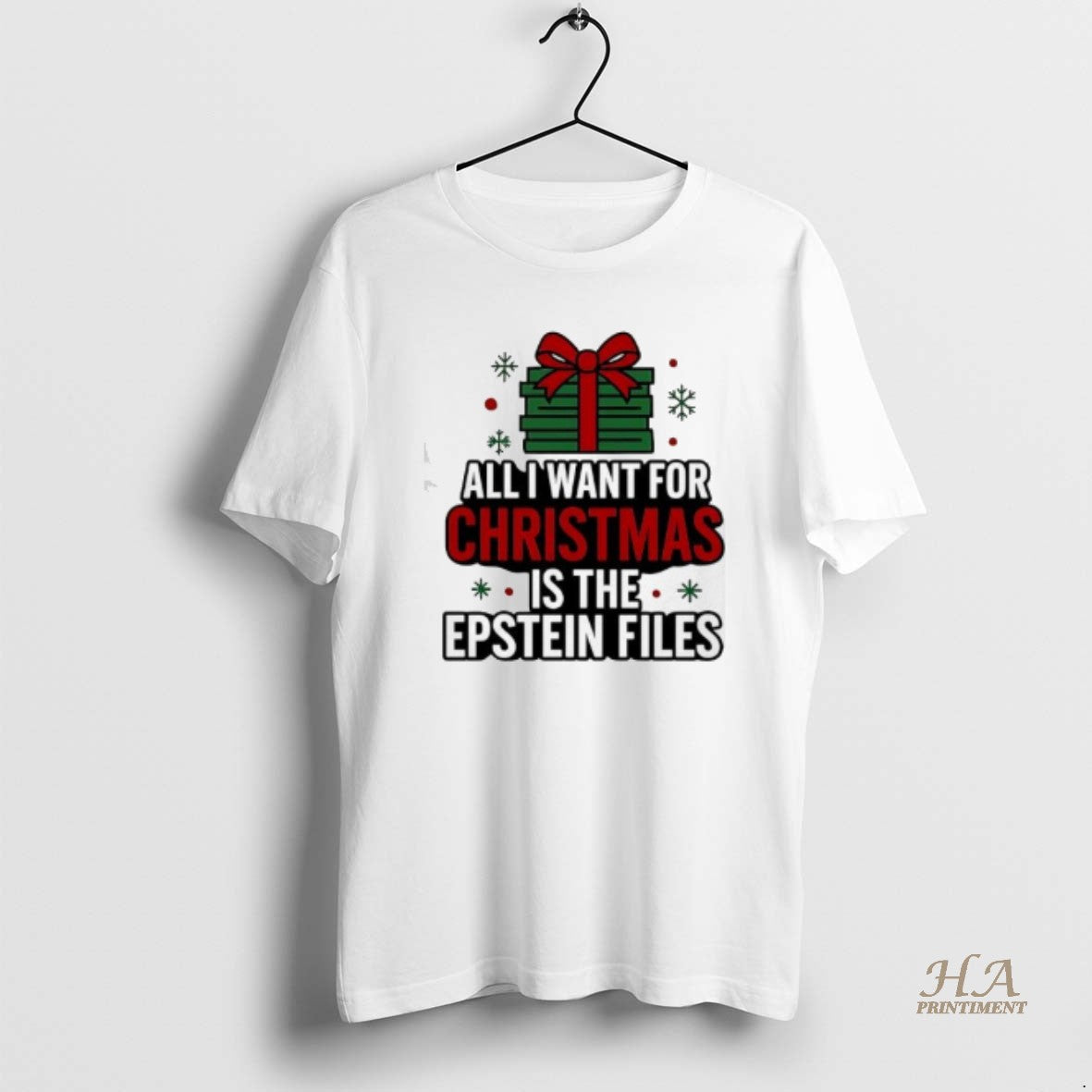Official All I Want For Christmas Is The Epstein Files Christmas