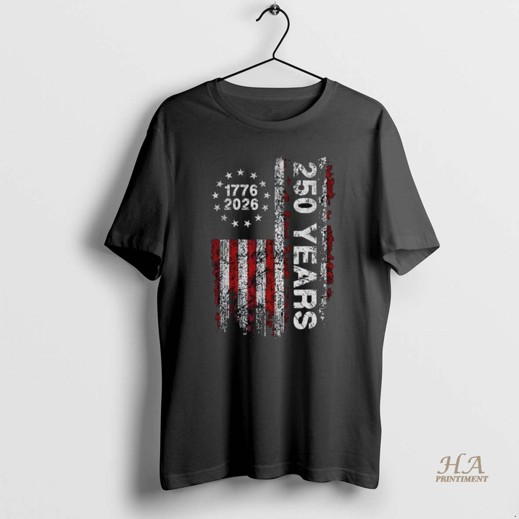 Official American Flag 250 Years 1776 2026 Vintage