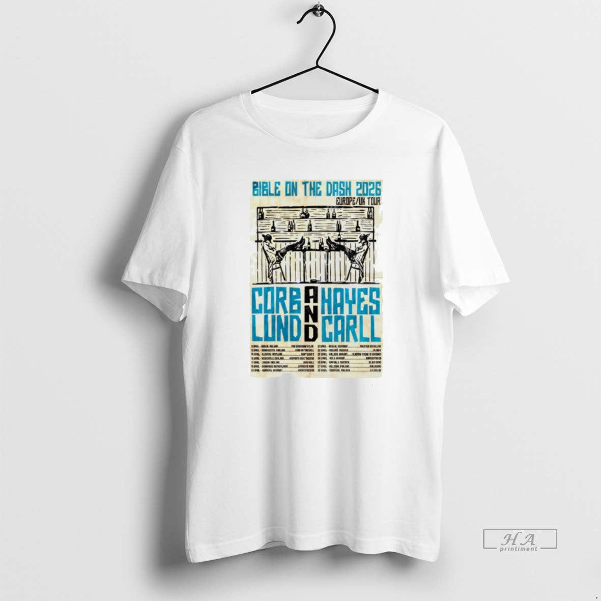 Official Bible On The Dash Corb Lund And Hayes Carll Europe Uk Tour 2026 T-Shirts, Hoodie, Sweatshirt | RetroVerseTees.com