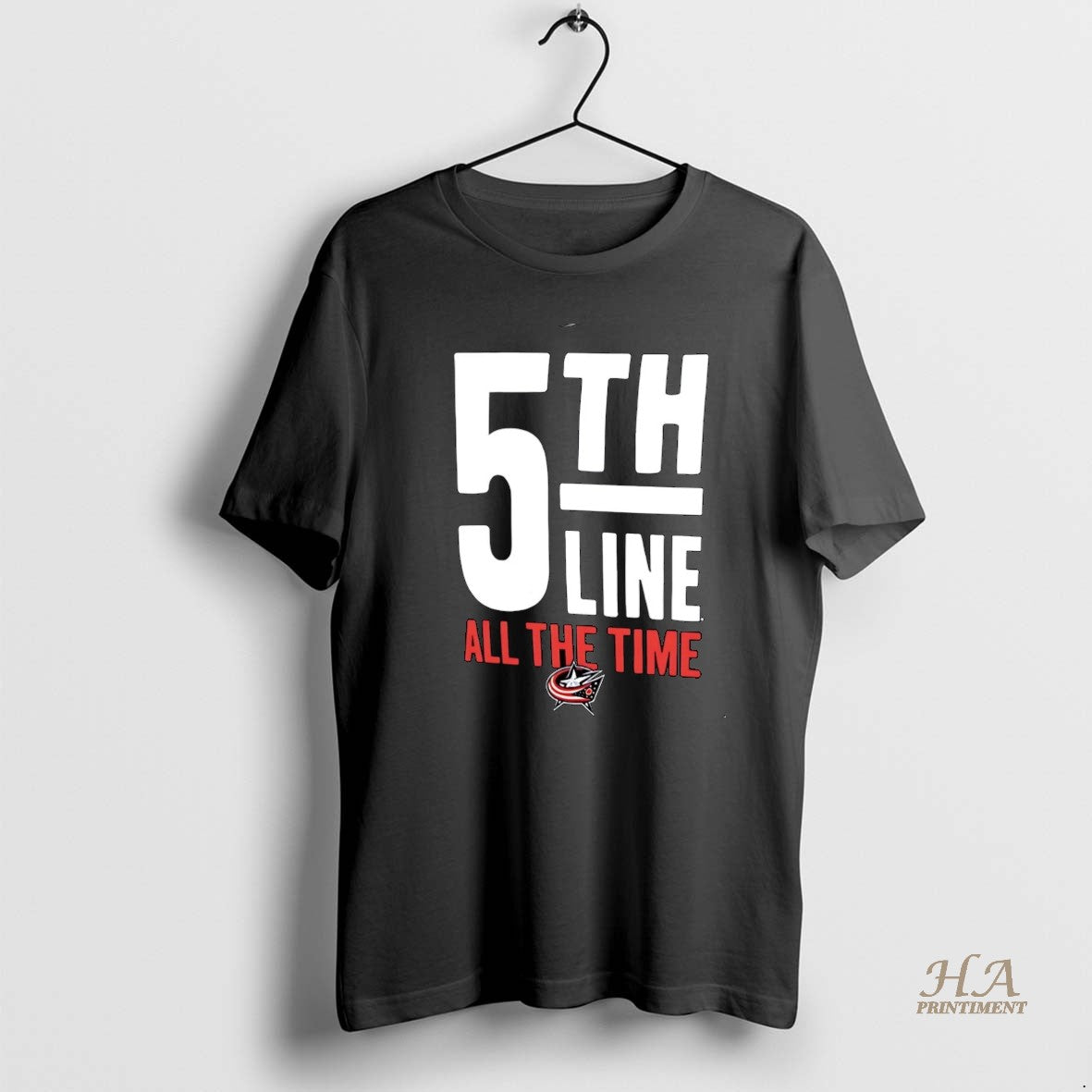 Official Blue Jackets 5th Line All The Time Christmas
