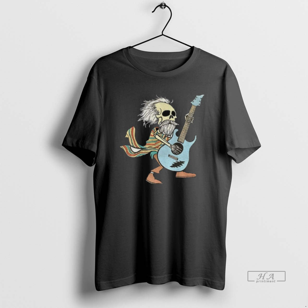 Official Bob Weir Skeleton Playing Guitar Grateful Dead T-Shirts, Hoodie, Sweatshirt | RetroVerseTees.com