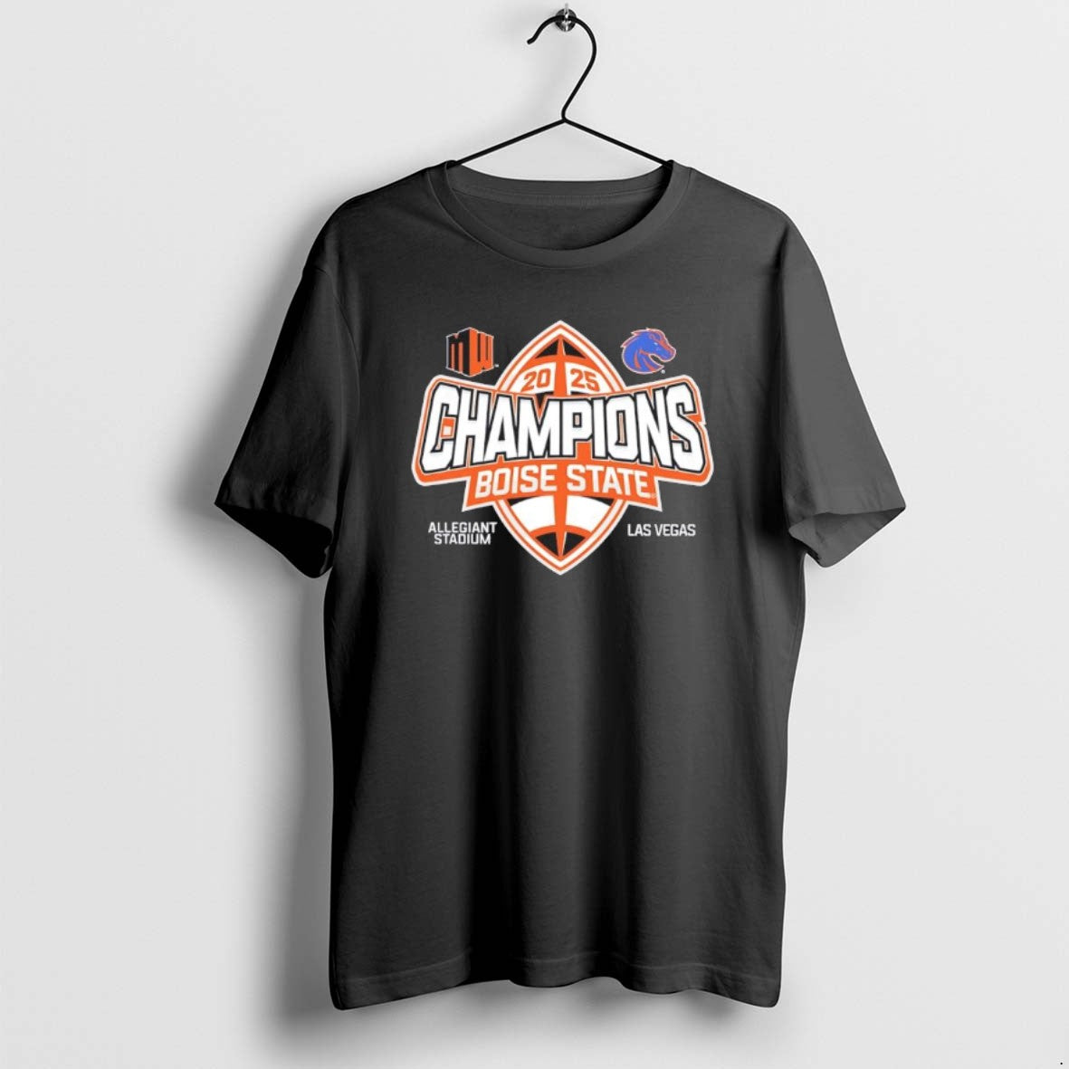 Official Boise State Broncos 2025 Mountain West Football Champions T-Shirts, Hoodie, Sweatshirt | RetroVerseTees.com