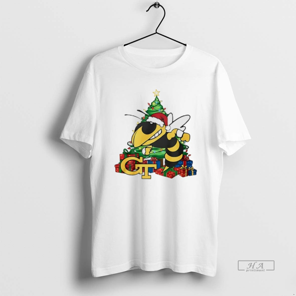 Official Buzz Georgia Tech Yellow Jackets Santa Hat Merry Christmas T-Shirts, Hoodie, Sweatshirt | RetroVerseTees.com