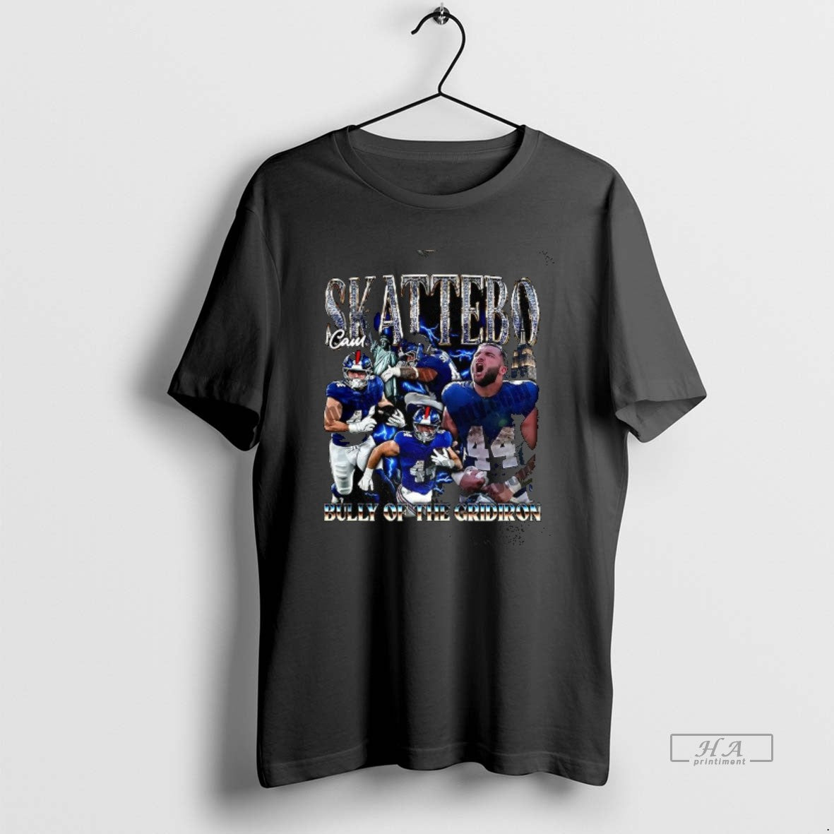 Official Cam Skattebo New York Giants Football Gameday Bully Of The Gridiron Graphic T-Shirts, Hoodie, Sweatshirt