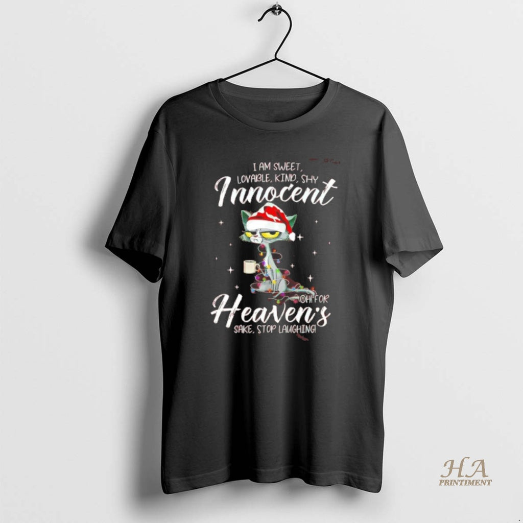 Official Cat I Am Sweet Lovable Kind Shy Innoccent Oh For Heaven Christmas