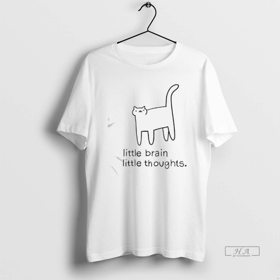 Official Cats Little Brain Little Thoughts Graphic T-Shirts, Hoodie, Sweatshirt | RetroVerseTees.com