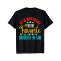 Official Certification - The Most Popular Daughter-in-Law - Mother's Day Printed T-Shirt - Comfortable, Breathable,...