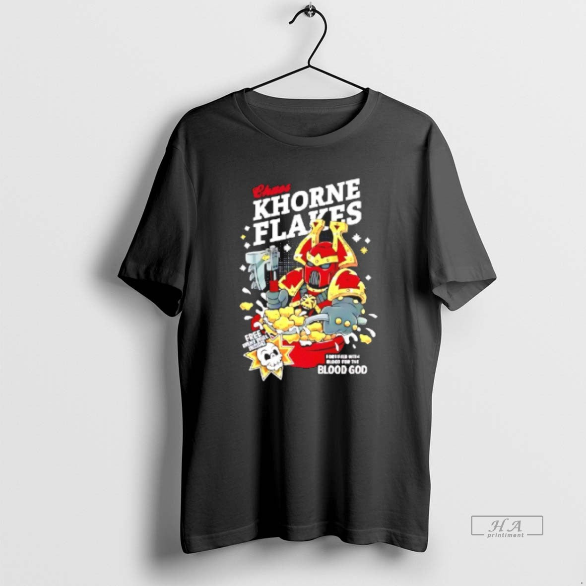 Official Chaos Khorne Flakes Fortified With Blood For The Blood God T-Shirts, Hoodie, Sweatshirt | RetroVerseTees.com