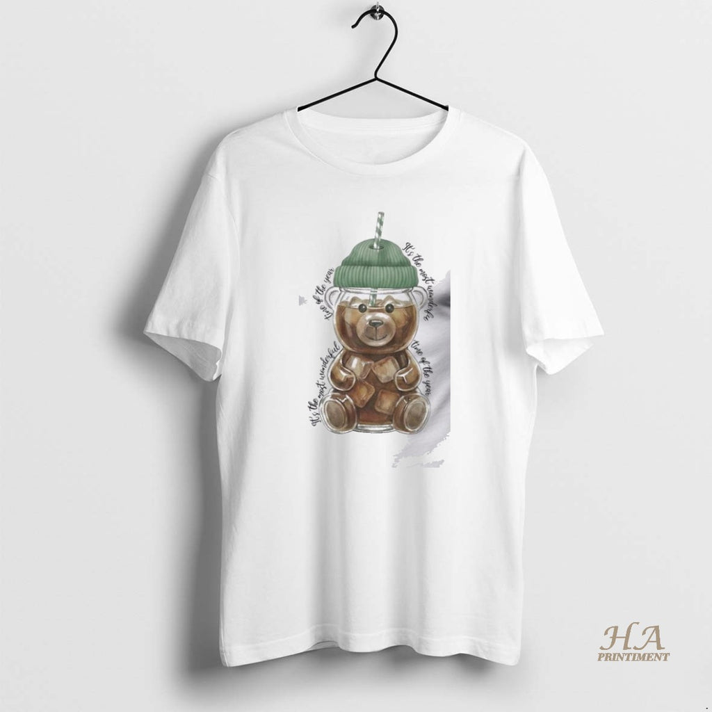Official Christmas Starbucks Bear Cup T Men