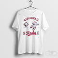 Official Cincinnati Reds Defined 5x Champions T Shirt Hoodie Sweater