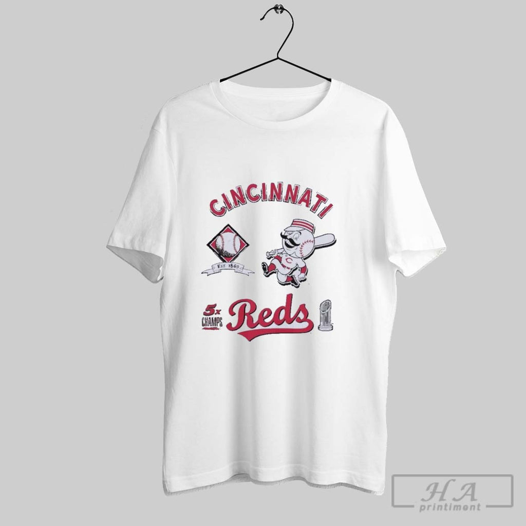 Official Cincinnati Reds Defined 5x Champions