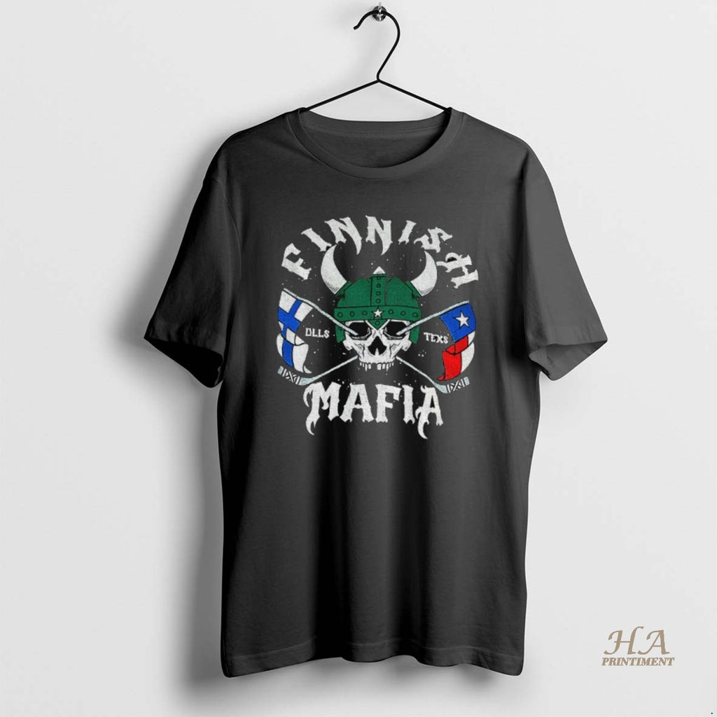 Official Dallas Stars Finnish Mafia Skull Dlls Texs Hockey