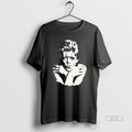 Official David Bowie Portrait Classic Retro Black T-Shirts, Hoodie, Sweatshirt | RetroVerseTees.com
