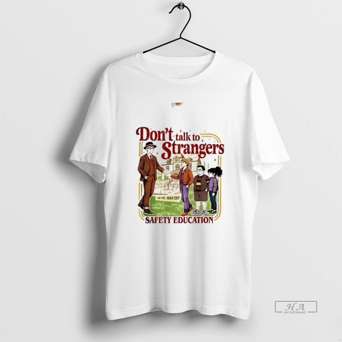 Official Dont Talk To Strangers Safety Education T-Shirts, Hoodie, Sweatshirt | RetroVerseTees.com