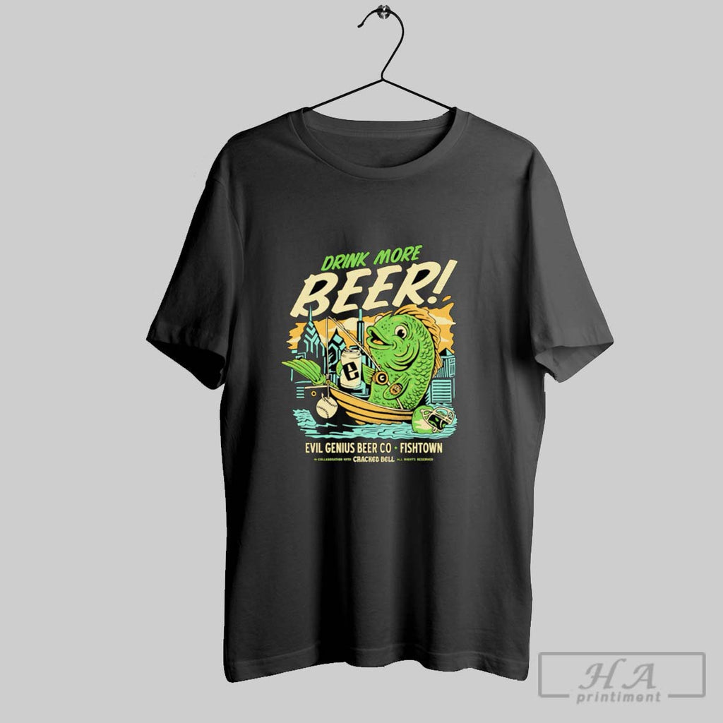 Official Drink More Beer Evil Genius Beer Co Poster