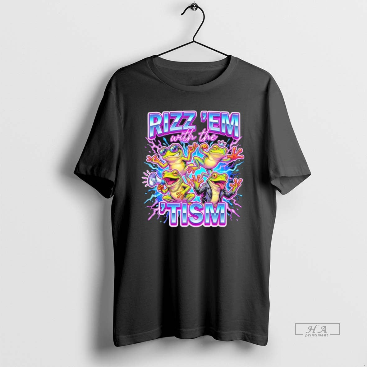 Official Frog Autism Rizz Em With The Tism T-Shirts, Hoodie, Sweatshirt | RetroVerseTees.com