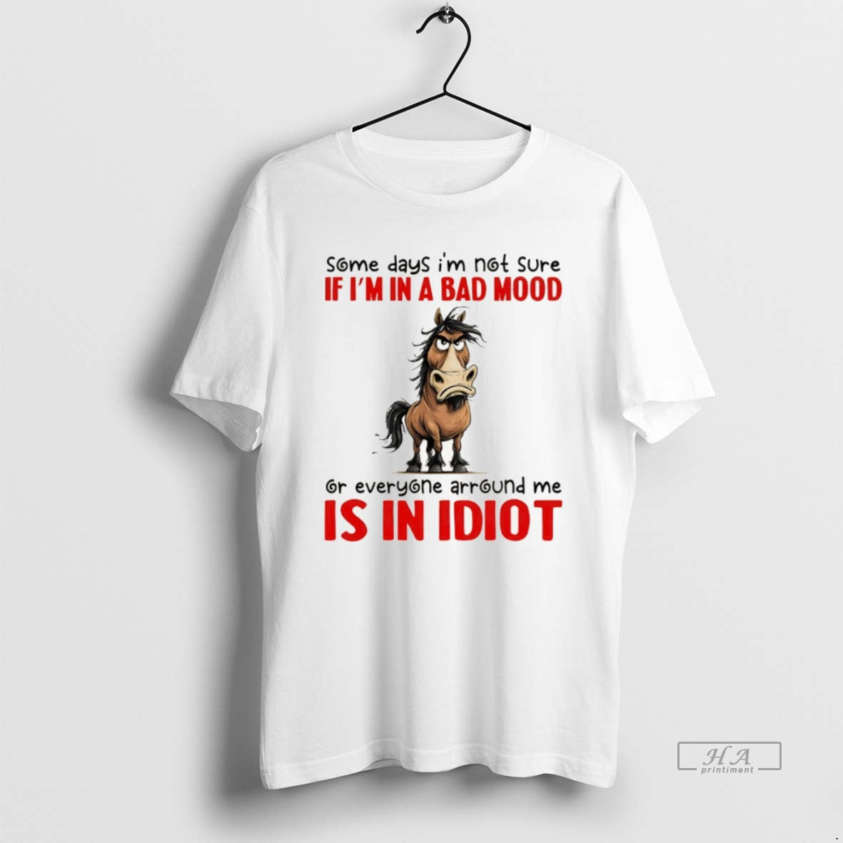 Official Funny Donkey Some Days Im Not Sure If Im In A Bad Mood Or T-Shirts, Hoodie, Sweatshirt | RetroVerseTees.com