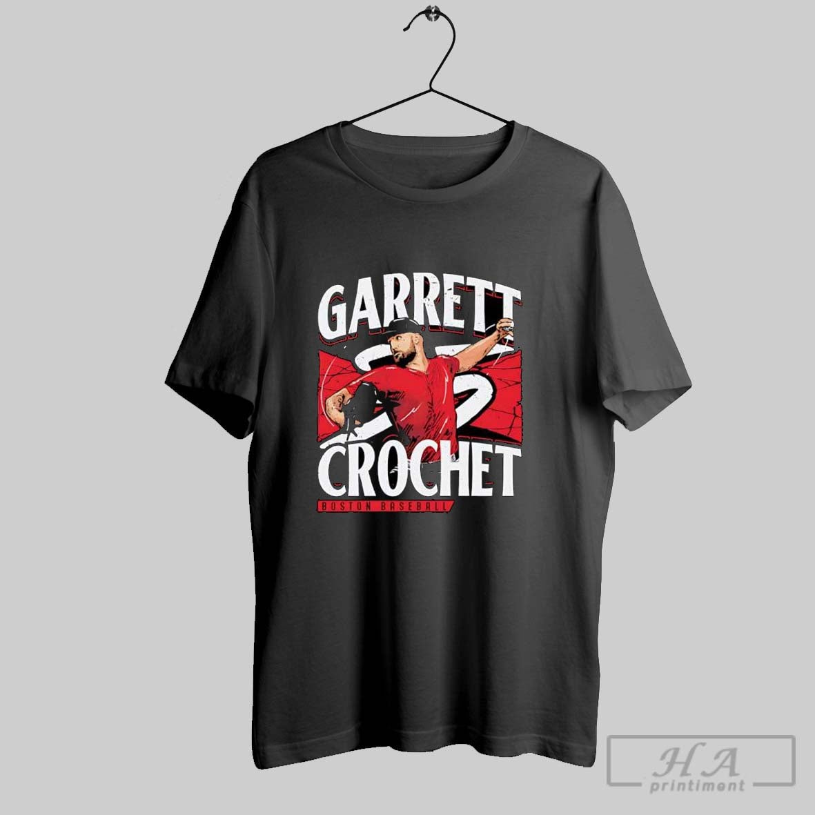 Official Garrett Crochet Boston Player Name Baseball Vintage