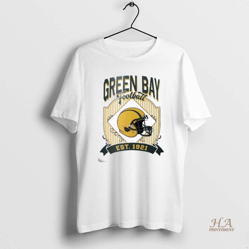 Official Green Bay Packers Football Vintage Style Ornaments White