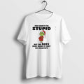 Official Grinch Santa Hat You Cant Fix Stupid But The Hats Sure Make It Easy T-Shirts, Hoodie, Sweatshirt