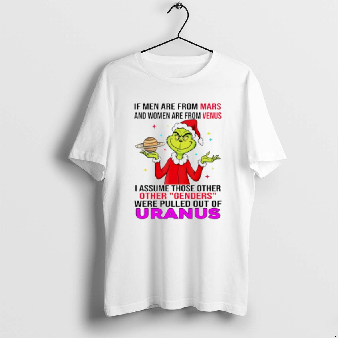 Official Grinch If Men Are From Mars And Women Are From Venus T-Shirts, Hoodie, Sweatshirt | RetroVerseTees.com