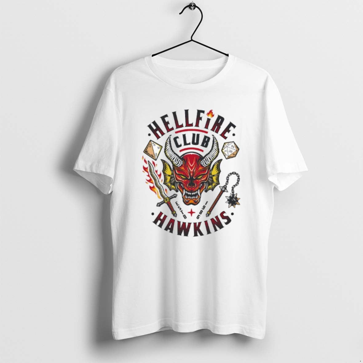 Official Hellfire Club Hawkins Graphic T-Shirts, Hoodie, Sweatshirt | RetroVerseTees.com