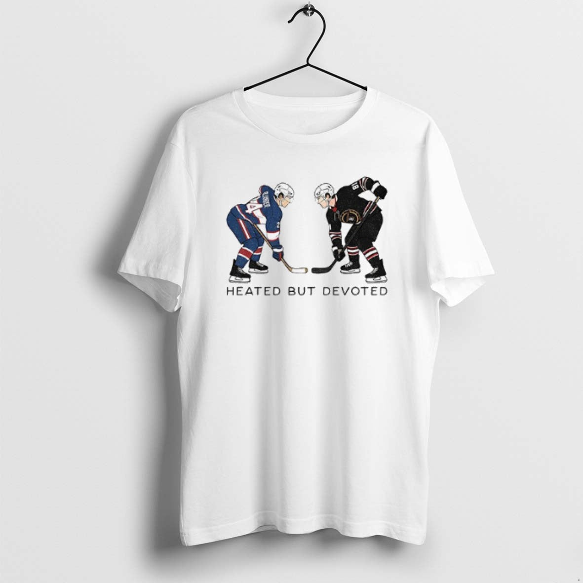 Official Hollanov Ilya Rozanov Vs Shane Hollander Hockey Heated But Devoted T-Shirts, Hoodie, Sweatshirt | RetroVerseTees.com