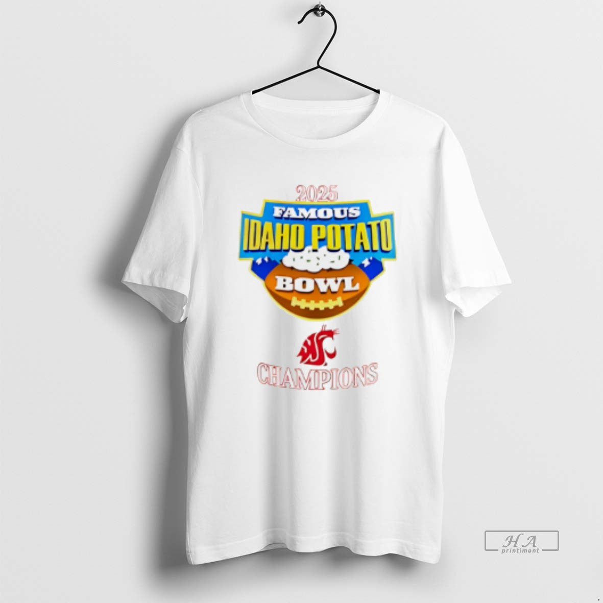 Official Houston Cougars 2025 Famous Idaho Potato Bowl Champions Logo T-Shirts, Hoodie, Sweatshirt | RetroVerseTees.com