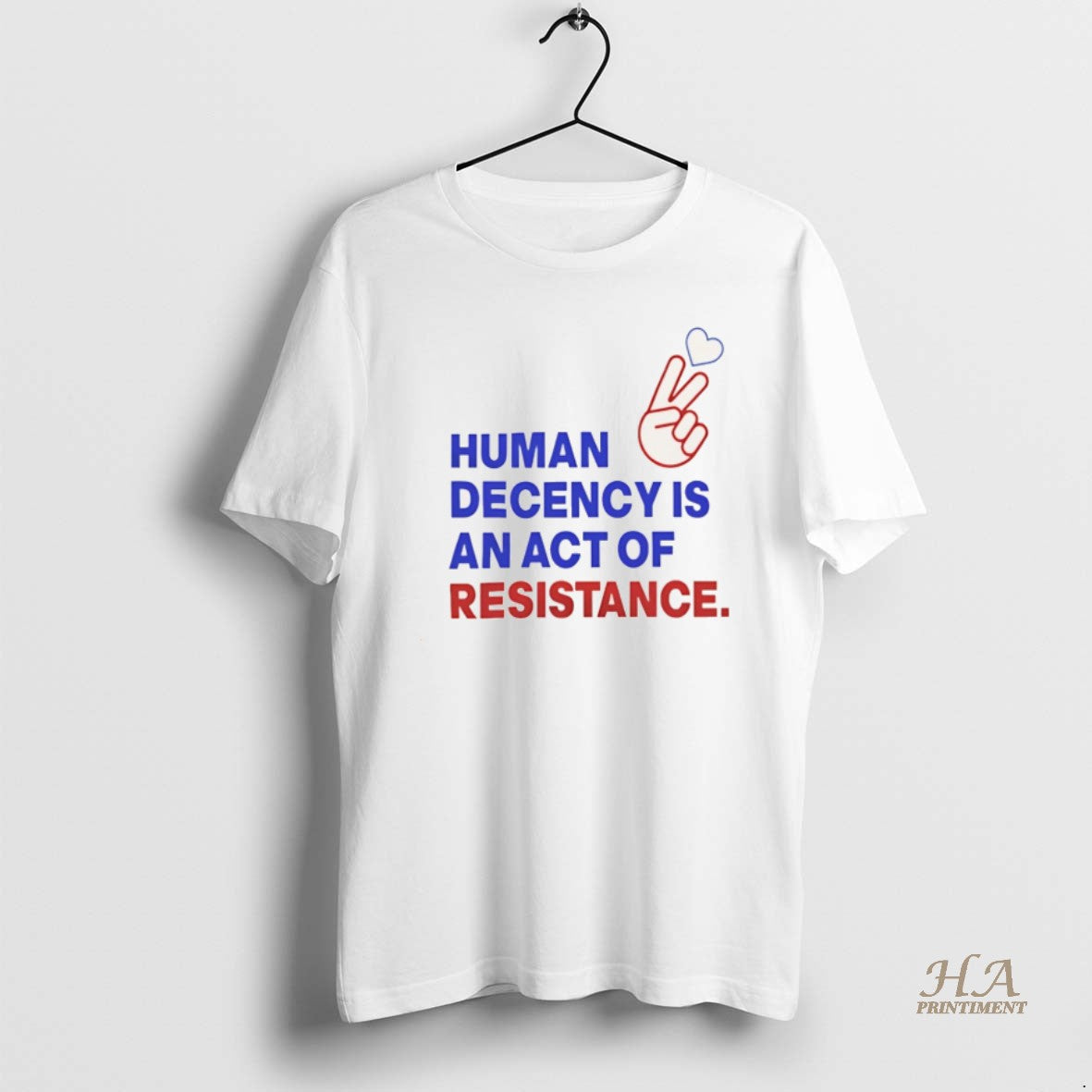 Official Human Decency Is An Act Of Resistance Christmas