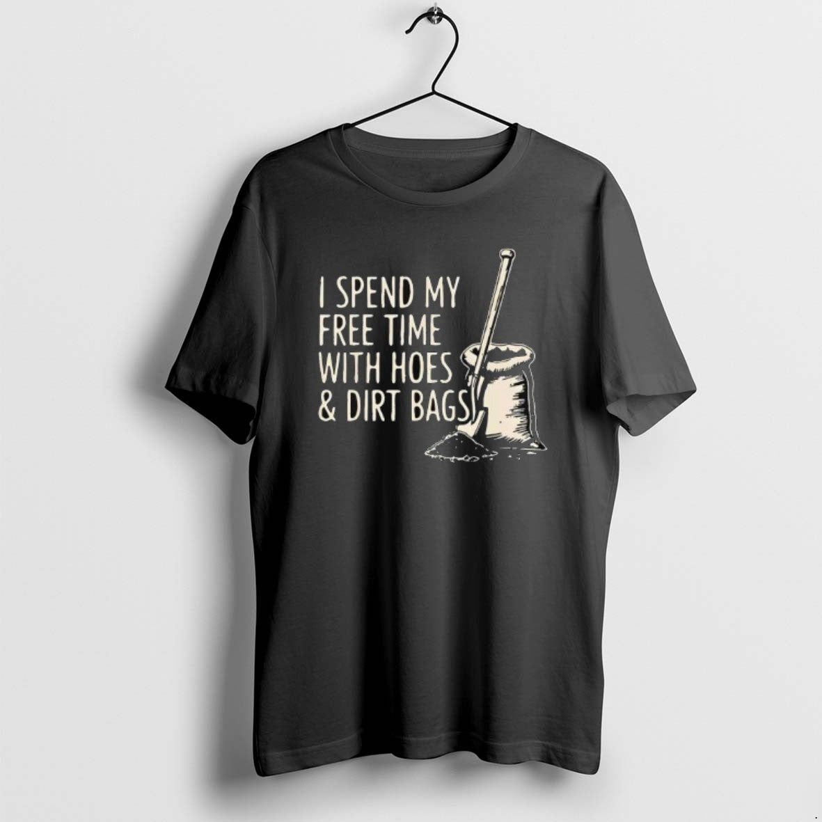 Official I Spend My Free Time With Hoes And Dirt Bags T-Shirts, Hoodie, Sweatshirt | RetroVerseTees.com