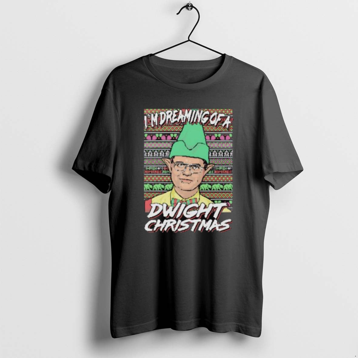 Official Im Dreaming Of A Dwightc Christmas Ugly Merry Christmas T-Shirts, Hoodie, Sweatshirt | RetroVerseTees.com